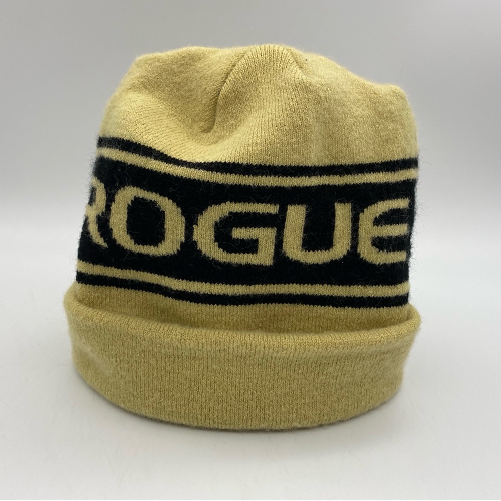 One Size Tan Black Rogue Cuffed Beanie